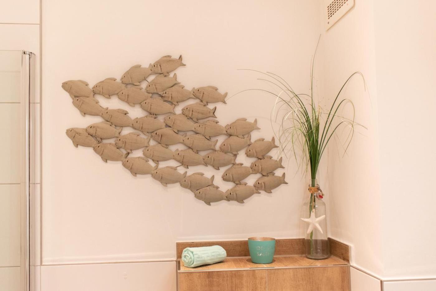 Ferienwohnung Kleine Strandkoje Haffkrug Buitenkant foto