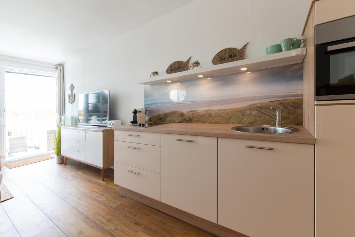 Ferienwohnung Kleine Strandkoje Haffkrug Buitenkant foto