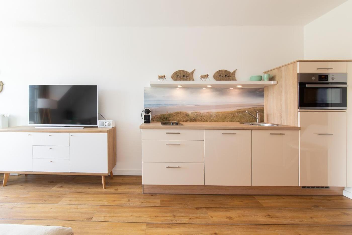 Ferienwohnung Kleine Strandkoje Haffkrug Buitenkant foto